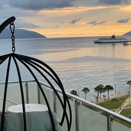 Apartamento Luxury Seaview Vlora Flat Free Parking Exterior foto