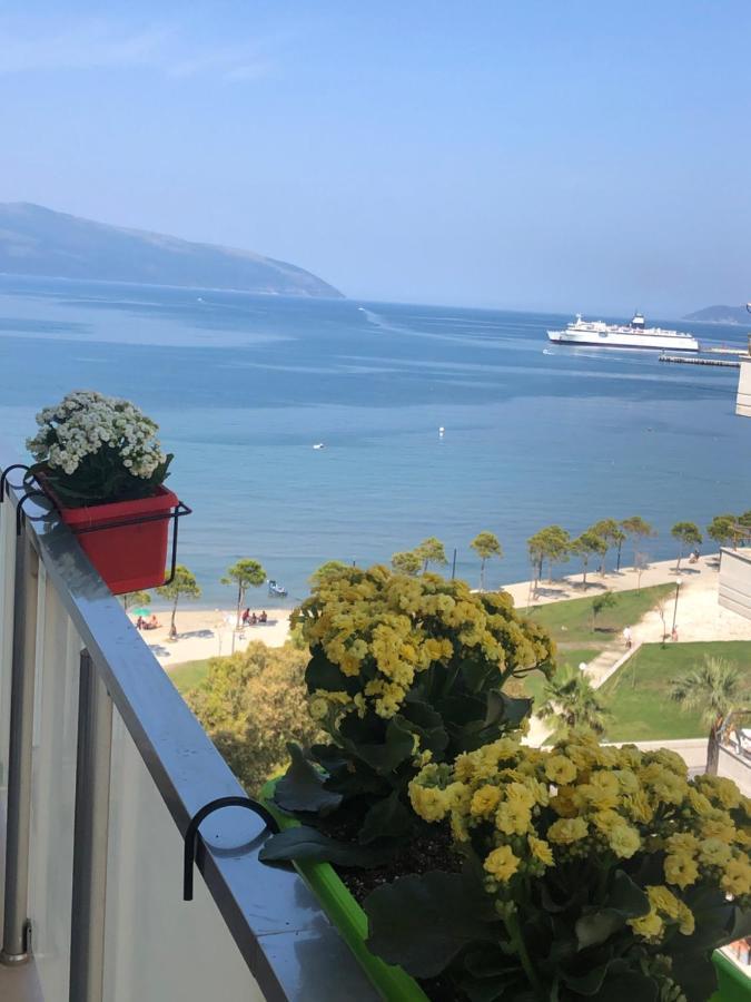 Apartamento Luxury Seaview Vlora Flat Free Parking Exterior foto