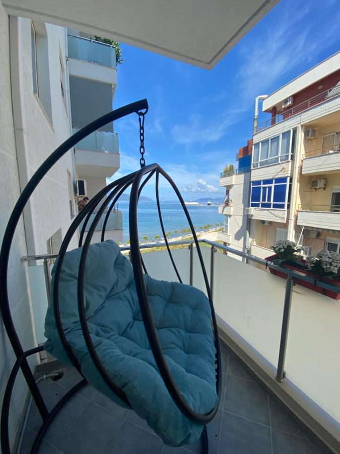 Apartamento Luxury Seaview Vlora Flat Free Parking Exterior foto